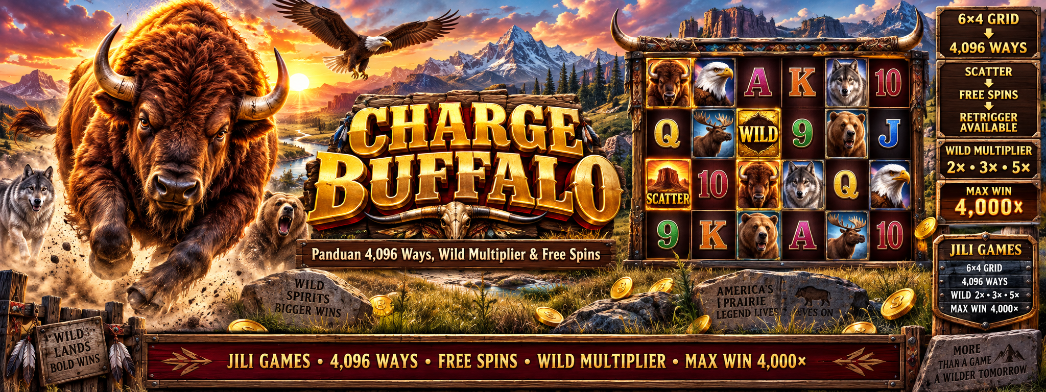 Charge Buffalo
